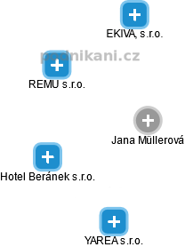 Jana Müllerová - Vizualizace  propojení osoby a firem v obchodním rejstříku