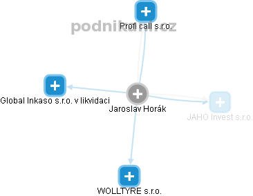 Jaroslav Horák - Vizualizace  propojení osoby a firem v obchodním rejstříku