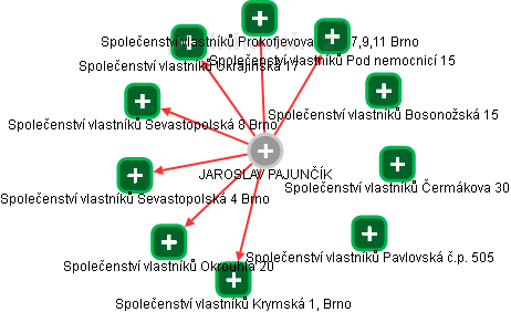JAROSLAV PAJUNČÍK - Vizualizace  propojení osoby a firem v obchodním rejstříku