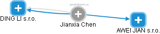  Jianxia Ch. - Vizualizace  propojení osoby a firem v obchodním rejstříku