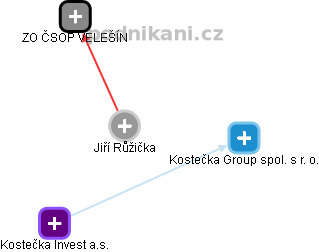Jiří Růžička - Vizualizace  propojení osoby a firem v obchodním rejstříku