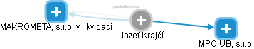 Jozef Krajčí - Vizualizace  propojení osoby a firem v obchodním rejstříku