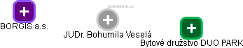  Bohumila V. - Vizualizace  propojení osoby a firem v obchodním rejstříku