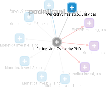 Jan Zrzavecký - Vizualizace  propojení osoby a firem v obchodním rejstříku