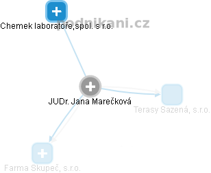 Jana Marečková - Vizualizace  propojení osoby a firem v obchodním rejstříku