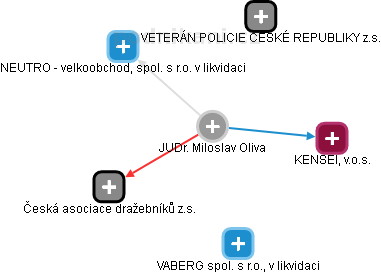 Miloslav Oliva - Vizualizace  propojení osoby a firem v obchodním rejstříku