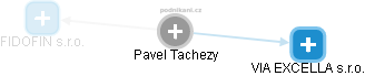 Pavel Tachezy - Vizualizace  propojení osoby a firem v obchodním rejstříku