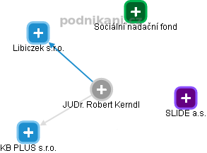 Robert Kerndl - Vizualizace  propojení osoby a firem v obchodním rejstříku