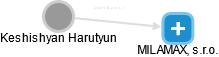 Keshishyan Harutyun - Vizualizace  propojení osoby a firem v obchodním rejstříku