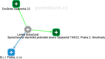 Lenka Bukačová - Vizualizace  propojení osoby a firem v obchodním rejstříku