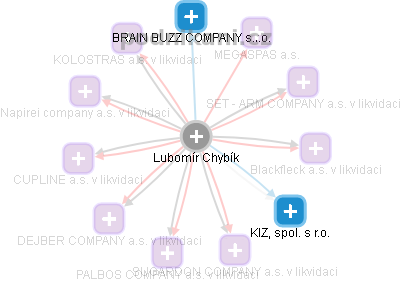 Lubomír Chybík - Vizualizace  propojení osoby a firem v obchodním rejstříku