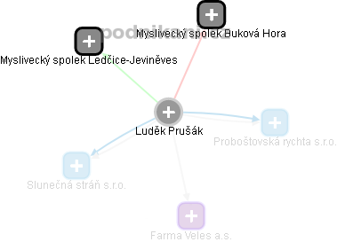 Luděk Prušák - Vizualizace  propojení osoby a firem v obchodním rejstříku