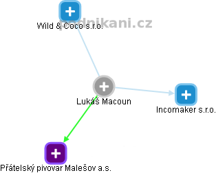 Lukáš Macoun - Vizualizace  propojení osoby a firem v obchodním rejstříku
