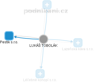  Lukáš T. - Vizualizace  propojení osoby a firem v obchodním rejstříku