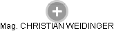 CHRISTIAN WEIDINGER - Vizualizace  propojení osoby a firem v obchodním rejstříku
