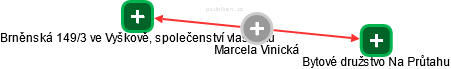  Marcela V. - Vizualizace  propojení osoby a firem v obchodním rejstříku