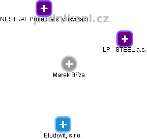 Marek Bříza - Vizualizace  propojení osoby a firem v obchodním rejstříku