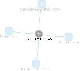 MARIE KYSELKOVÁ - Vizualizace  propojení osoby a firem v obchodním rejstříku