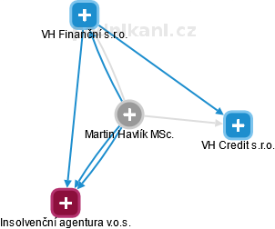 Martin Havlík - Vizualizace  propojení osoby a firem v obchodním rejstříku