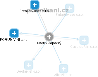 Martin Kopecký - Vizualizace  propojení osoby a firem v obchodním rejstříku
