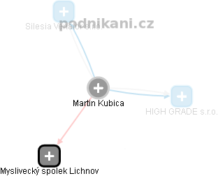 Martin Kubica - Vizualizace  propojení osoby a firem v obchodním rejstříku