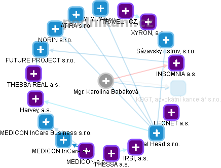 Karolína Babáková - Vizualizace  propojení osoby a firem v obchodním rejstříku