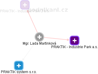 Lada Martinková - Vizualizace  propojení osoby a firem v obchodním rejstříku