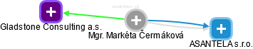  Markéta Č. - Vizualizace  propojení osoby a firem v obchodním rejstříku