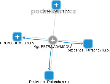 PETRA ADAMCOVÁ - Vizualizace  propojení osoby a firem v obchodním rejstříku
