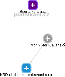  Viktor K. - Vizualizace  propojení osoby a firem v obchodním rejstříku