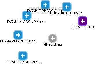  Miloš K. - Vizualizace  propojení osoby a firem v obchodním rejstříku