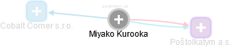  Miyako K. - Vizualizace  propojení osoby a firem v obchodním rejstříku