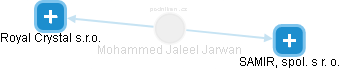 Mohammed Jaleel Jarwan - Vizualizace  propojení osoby a firem v obchodním rejstříku