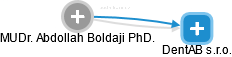  Abdollah B. - Vizualizace  propojení osoby a firem v obchodním rejstříku