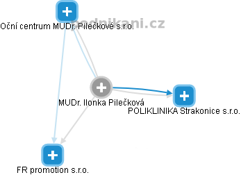 Ilonka Pilečková - Vizualizace  propojení osoby a firem v obchodním rejstříku