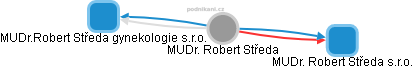 Robert Středa - Vizualizace  propojení osoby a firem v obchodním rejstříku