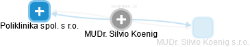 Silvio Koenig - Vizualizace  propojení osoby a firem v obchodním rejstříku