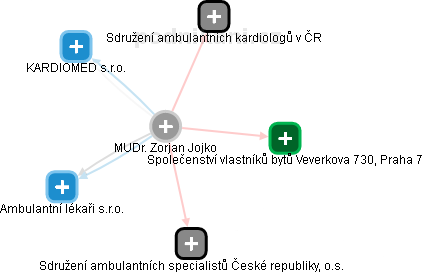 Zorjan Jojko - Vizualizace  propojení osoby a firem v obchodním rejstříku