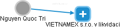 Nguyen Quoc Tri - Vizualizace  propojení osoby a firem v obchodním rejstříku