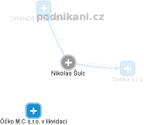 Nikolas Šulc - Vizualizace  propojení osoby a firem v obchodním rejstříku