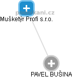 PAVEL BUŠINA - Vizualizace  propojení osoby a firem v obchodním rejstříku
