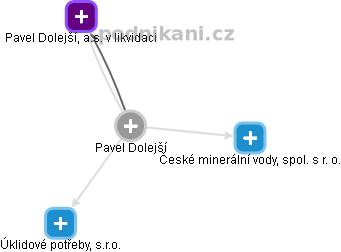 Pavel Dolejší - Vizualizace  propojení osoby a firem v obchodním rejstříku