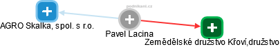 Pavel Lacina - Vizualizace  propojení osoby a firem v obchodním rejstříku
