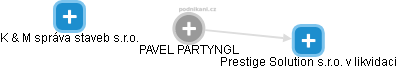 PAVEL PARTYNGL - Vizualizace  propojení osoby a firem v obchodním rejstříku