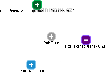 Petr Fišer - Vizualizace  propojení osoby a firem v obchodním rejstříku