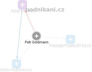 Petr Goldmann - Vizualizace  propojení osoby a firem v obchodním rejstříku