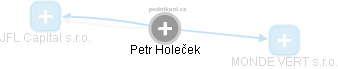 Petr Holeček - Vizualizace  propojení osoby a firem v obchodním rejstříku