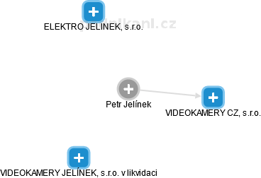 Petr Jelínek - Vizualizace  propojení osoby a firem v obchodním rejstříku