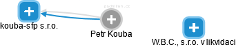Petr Kouba - Vizualizace  propojení osoby a firem v obchodním rejstříku