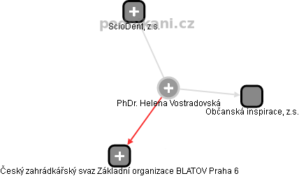 Helena Vostradovská - Vizualizace  propojení osoby a firem v obchodním rejstříku